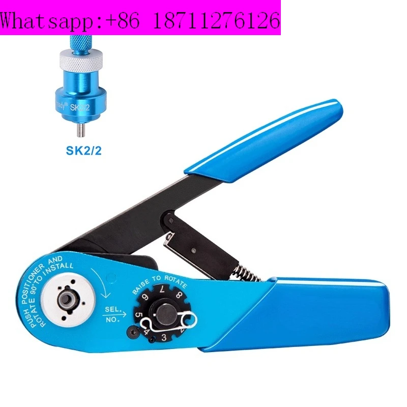 YJQ-W1A Aviation pin cold pressing terminal crimping pliers M2 2520/2 - 01 Imported DMC