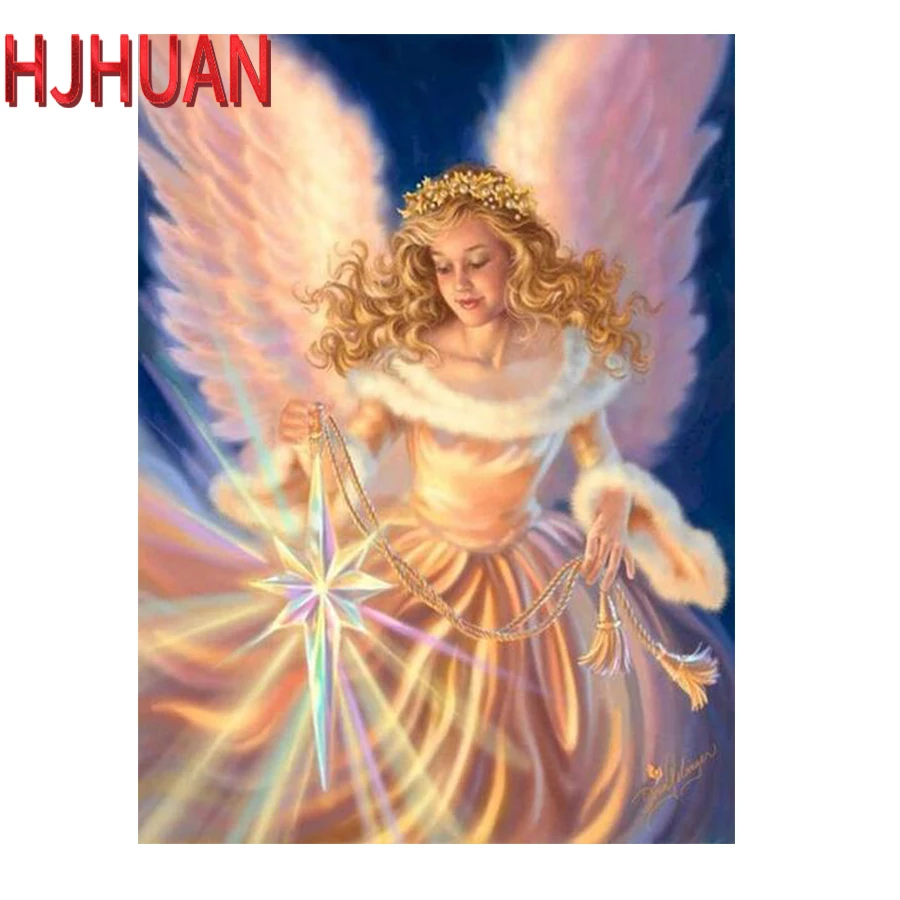 

New 5D crystal Round diamond painting Angel DIY diamond painting embroidery cross stitch Home Decor diamond mosaic gift pictures