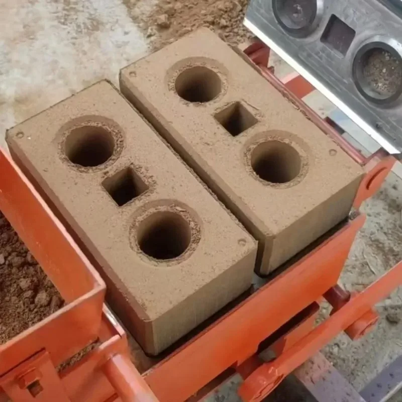 

Nick no burning eco manual clay brick making machines press