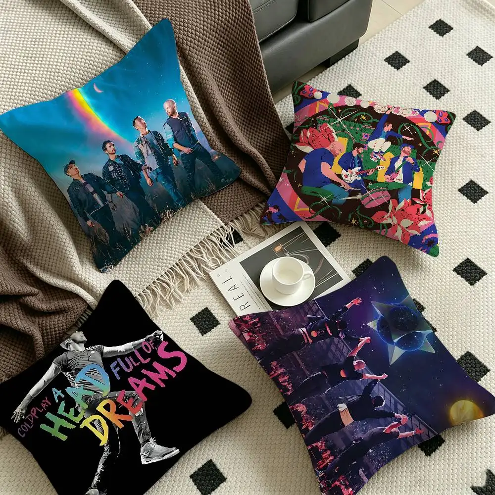 Band C-COLDPLAY Album Personalized picture text home decorative pillows Household Gifts 45x45cm