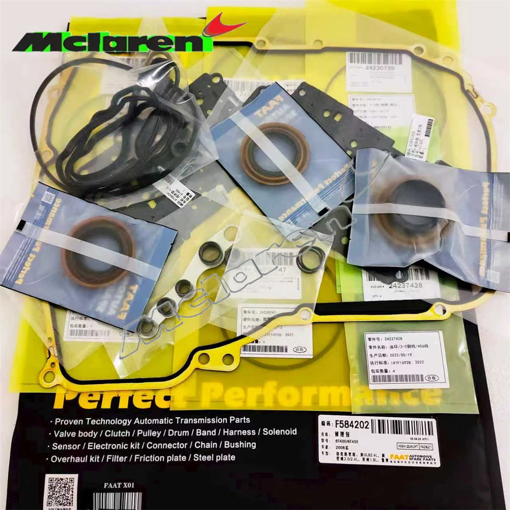 

6T40 6T45 Transmission Oil Seal Gasket Repair Kit Repair kit For Buick Opel Chevolet Saab Saturn 6T40E6T45E Gearbox