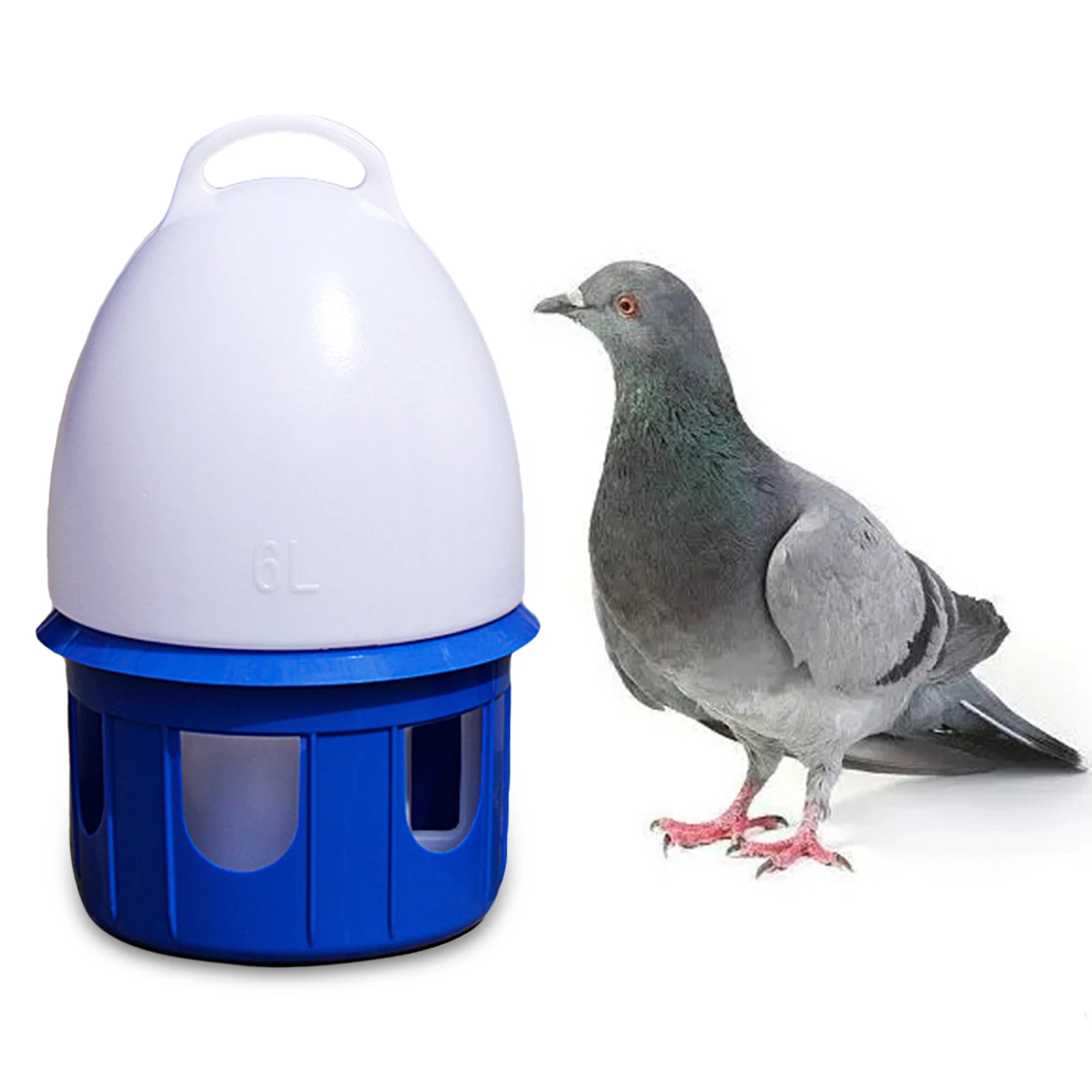 Large Capacity Automatic Bird Water Dispenser Drinker Water Bottle Cage Accessories Water Feeding Pigeon Waterer for Dove Duck