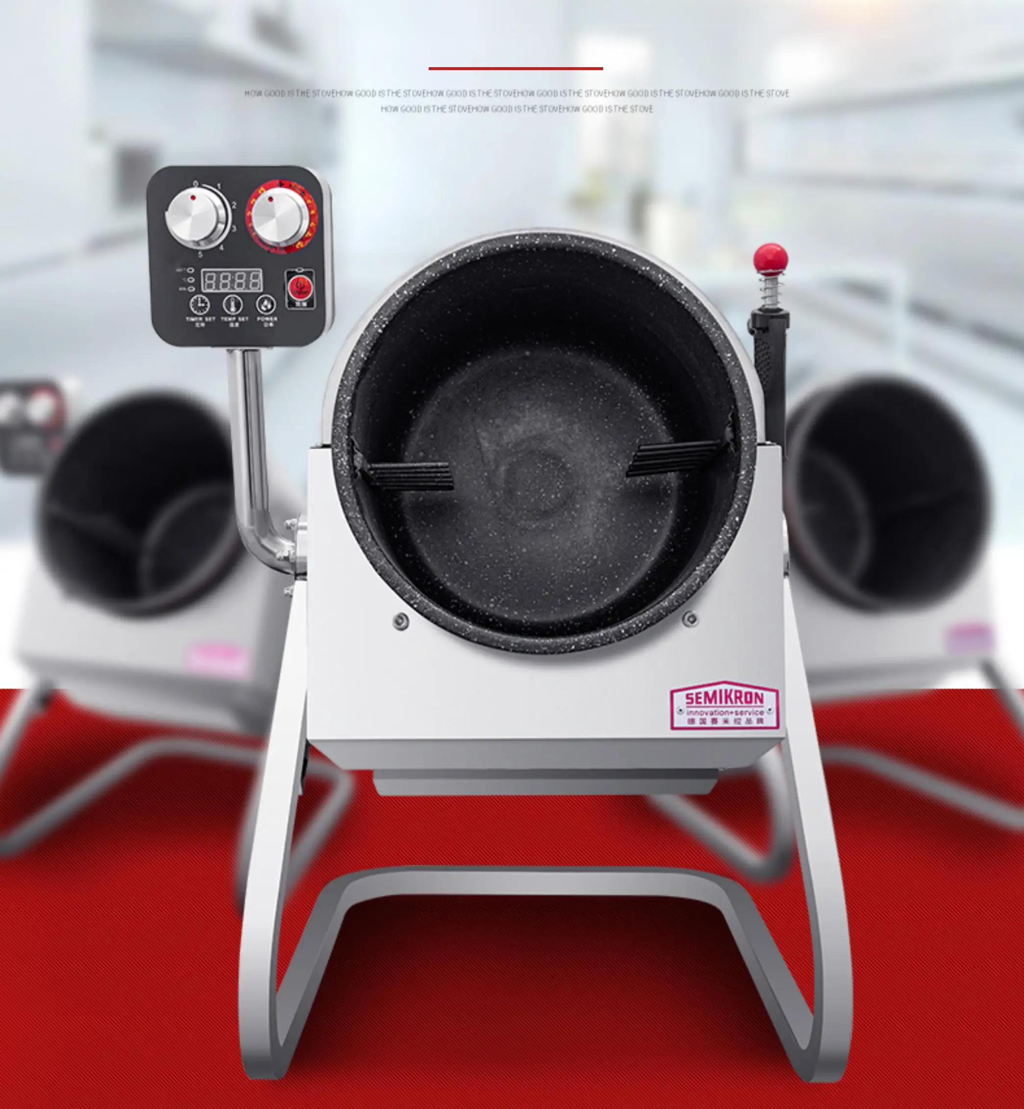 Factory Direct Easily Operate Electric Automatic Coking Machine For Commercial Restaurant And Canteen