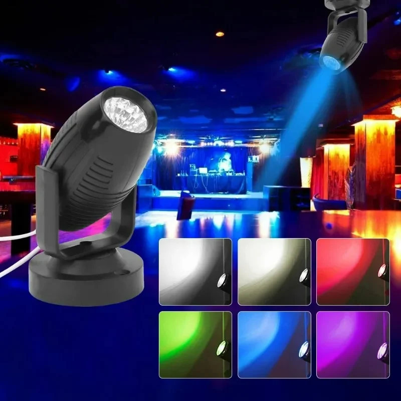 

Mini LED DJ Stage Light RGB Colorful Disco Party Magic Ball Projection Light Festival Atmosphere Light