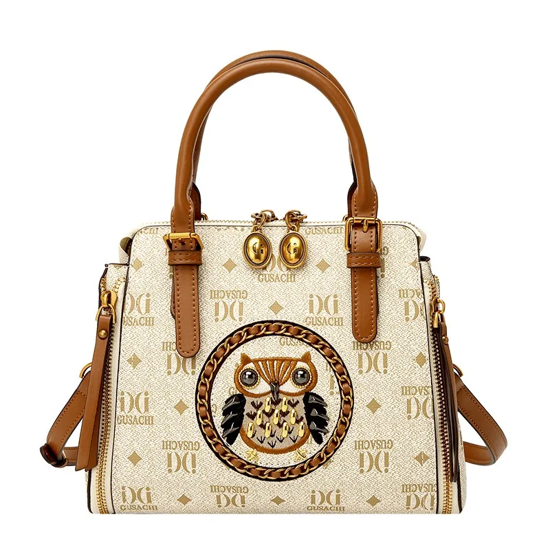 

Trendy Casual Crossbody Bag For Women With Unique Letter Logo And Solid Color Vintage Fashionable Design