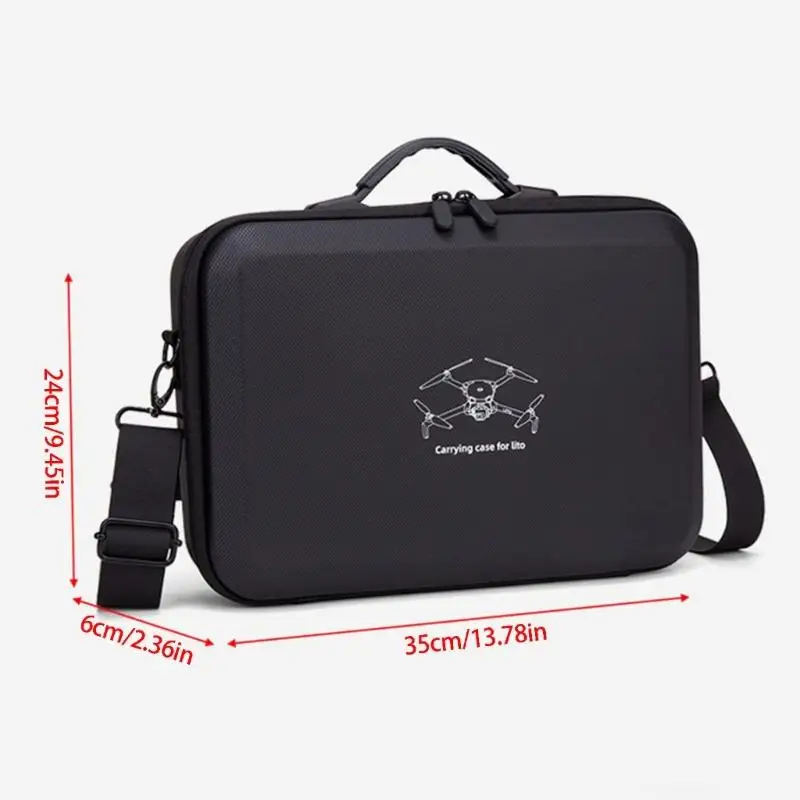 R53C Schützender Aufbewahrungskoffer mit integrierten Netztaschen, robuster für Drohnenzubehör, passend für Drohnen – Detail 6