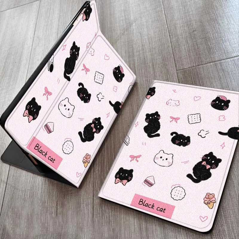 

Creative Black Cat Pattern For OPPO Realme Pad 3 11 2 4 Pro Air Neo SE X 11.61 11.4 12.1 13.2 Inch Tablet Case