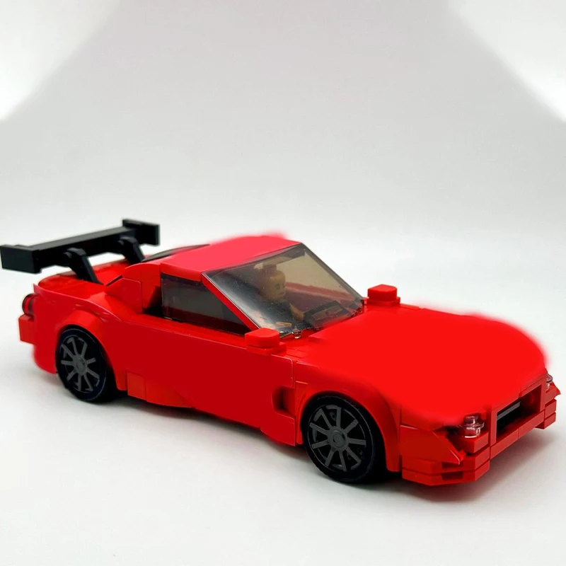 272pcs MOC Dom's Zoomy RX-7 City Champions Super Car Building Blocks Christmas toy Gift Plastic idea creativity creative