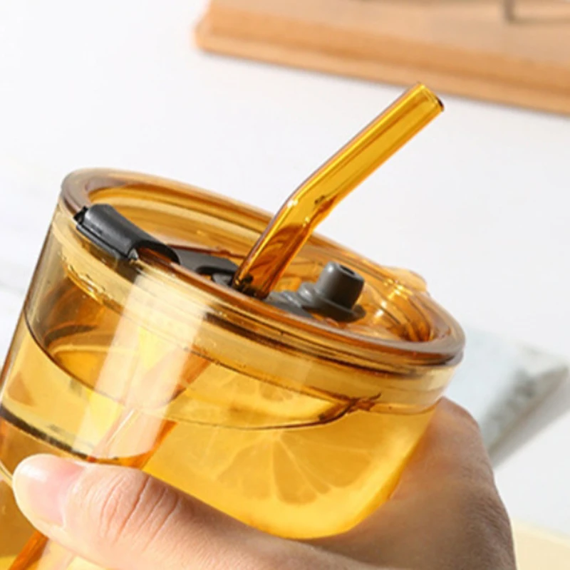 Durable reusable glass tumbler for everyday drinks