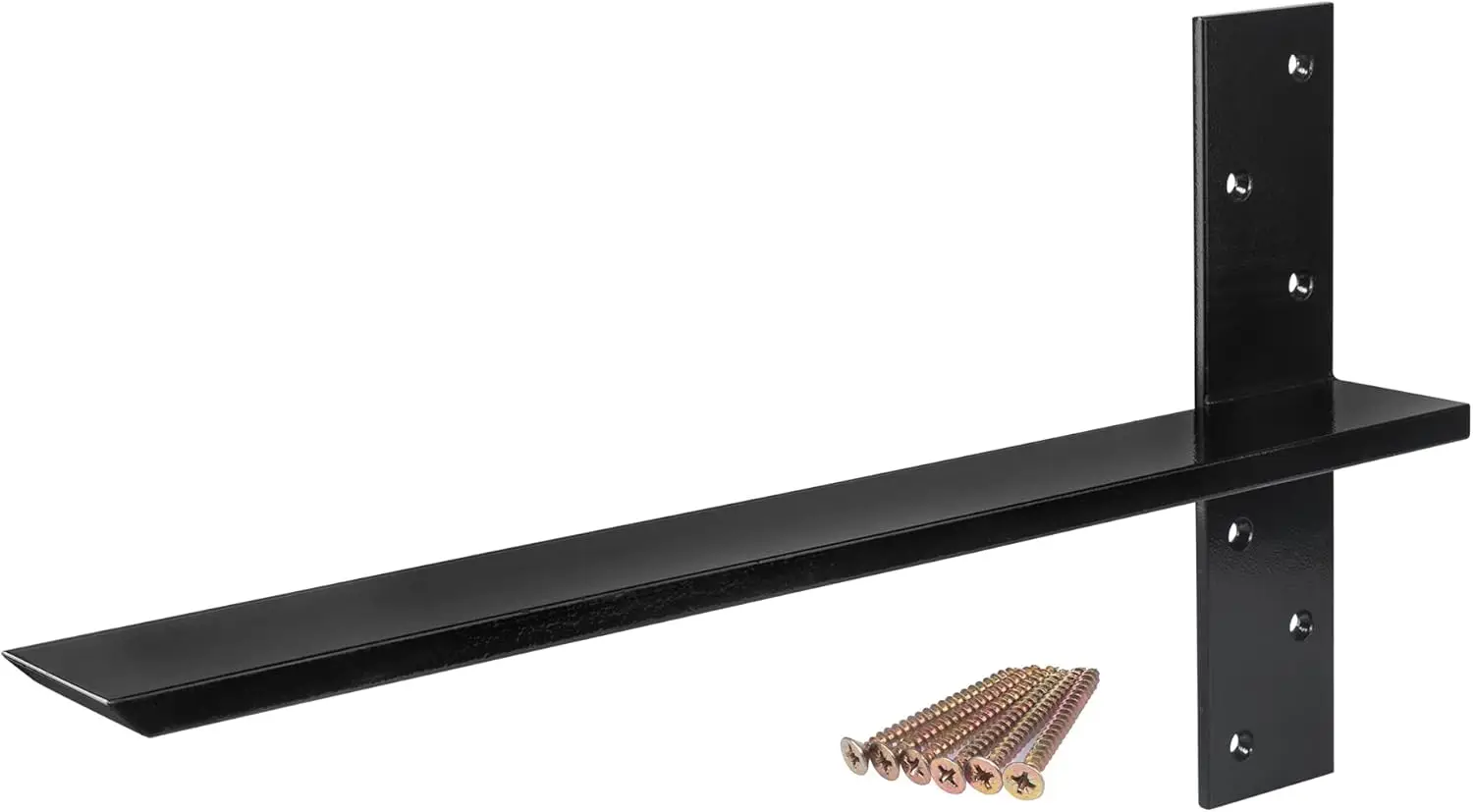 

2-Pack Heavy Duty Steel Floating Shelf Bracket, 16 Inch Universal Support for DIY Projects with Screws Included