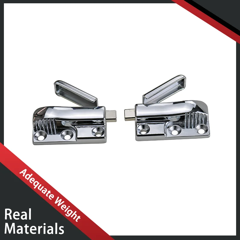 (2pairs) Zinc Alloy Door And Window Cabinet Spring Compression Lock Anti-Theft Door Lock Manufacturer Direct Sales Bolt Buckle