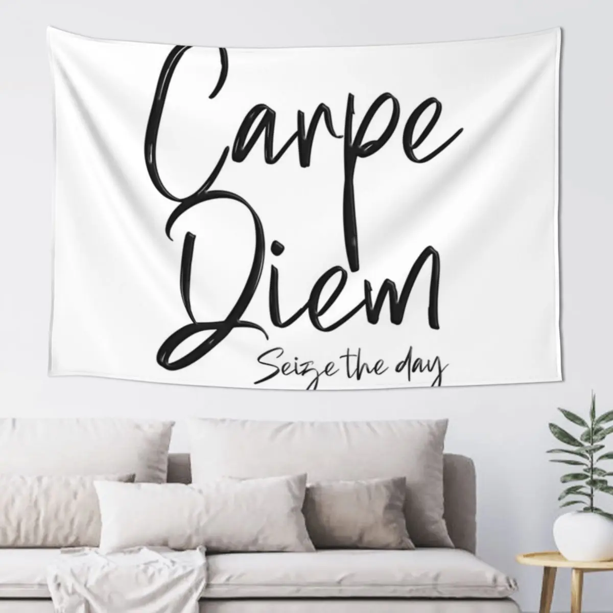 carpe Diem classique Tapestry Wallpaper Bedroom Wall Hanging Tapestry