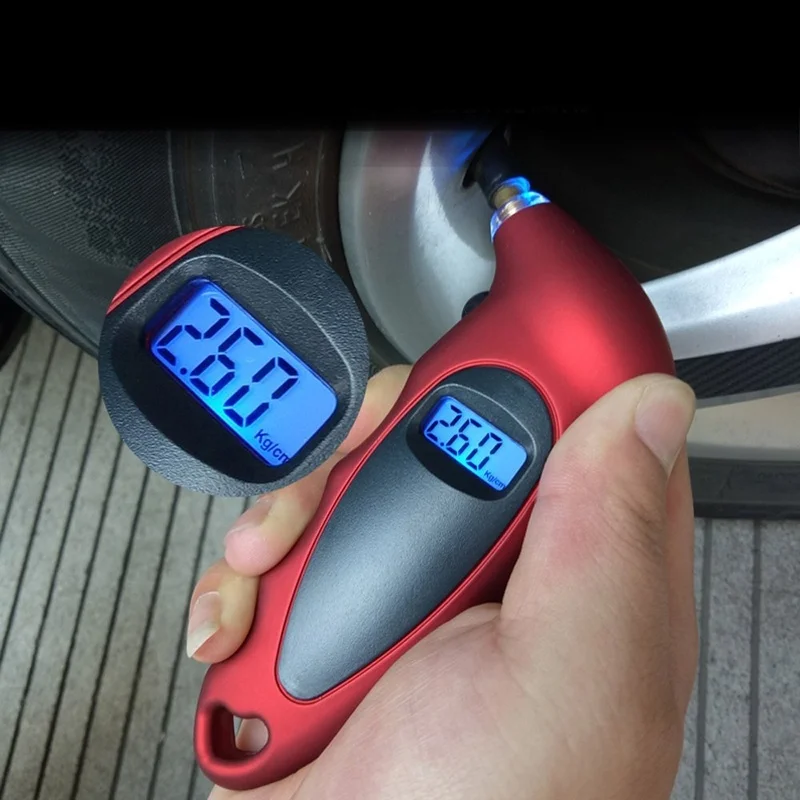 New Tire Pressure Gauge Backlight High-precision Digital Tire Pressure Monitoring Car Tyre Air Pressure Gauge Meter LCD Display