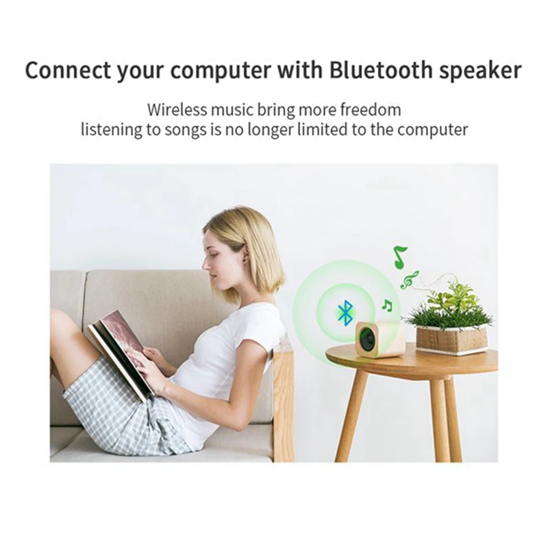 Bluetooth Adapter Key Bluetooth Dongle Wireless Receptor USB 5.0 For PC Headphones (1 Pcs)