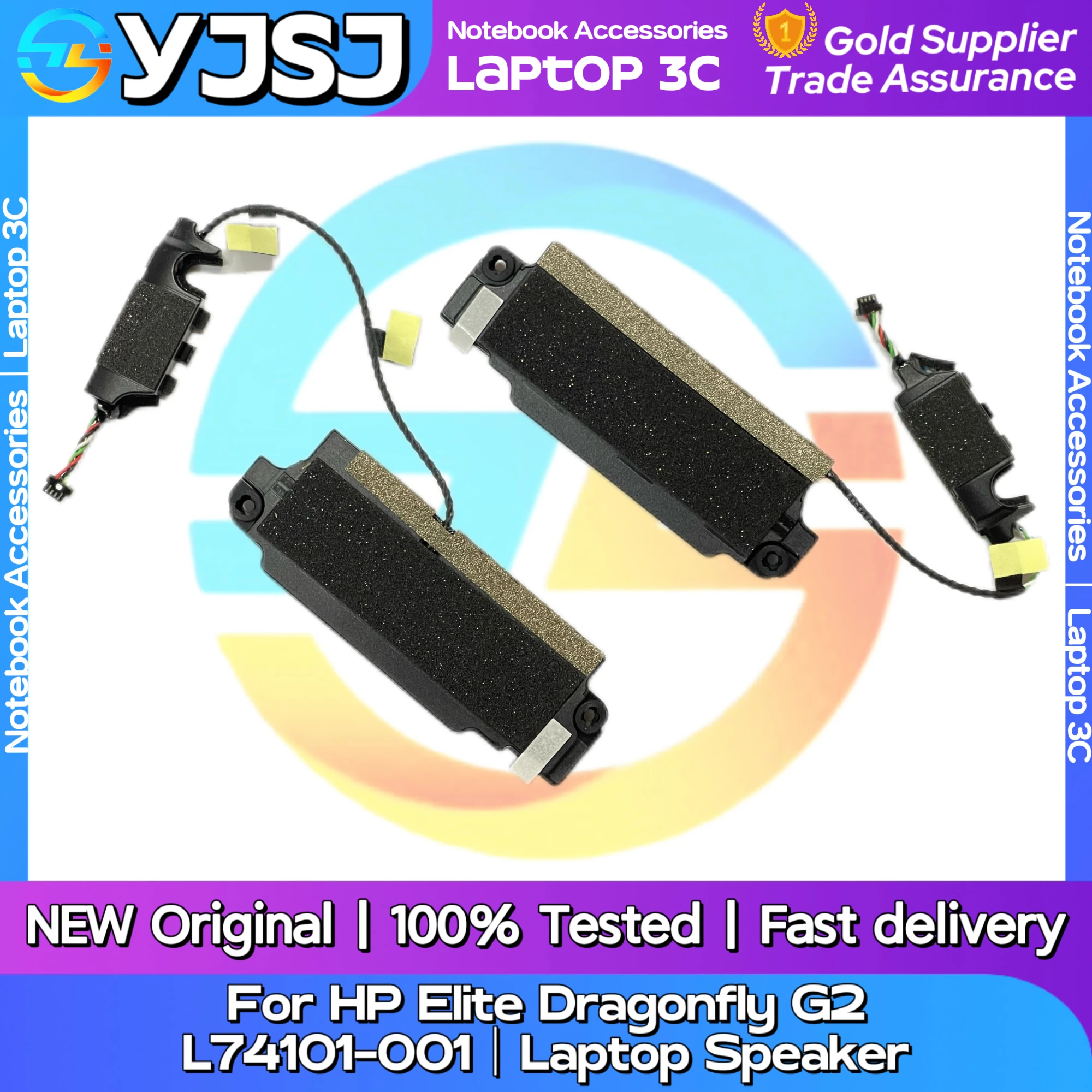 

New Original Laptop Notebook Audio Speaker For HP Elite Dragonfly G2 built-in speaker horn audio L74101-001