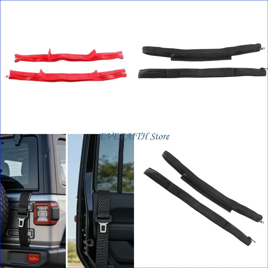 124B Elastic Door Restraint System Works With Various Vehicles To Provide Secure Parking Solution