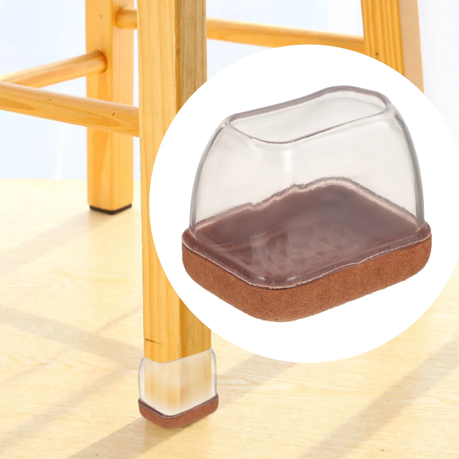 8Pcs Silent Chair Caster Cups Low Profile Furniture Protector Pads for Hardwood Floors Desk Sofa Table Floor Protectors