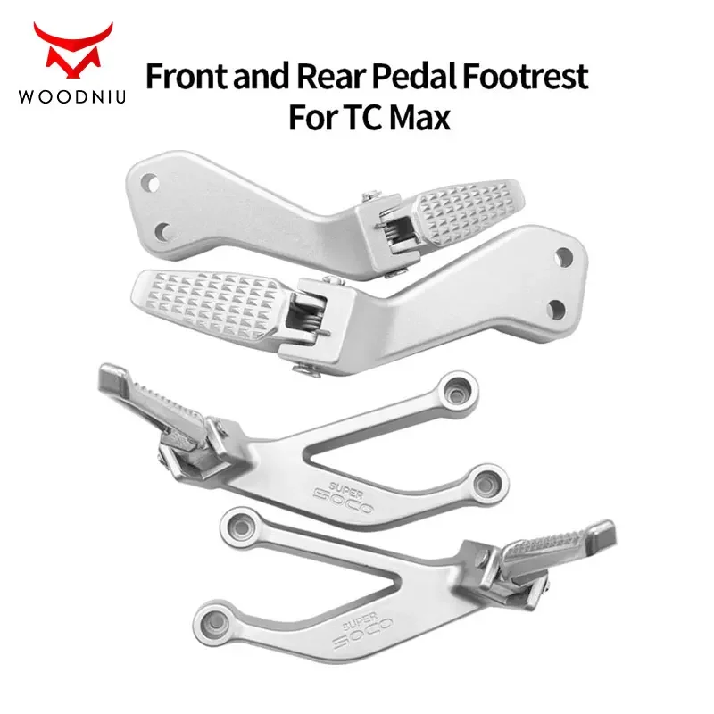 

For Super Soco TC MAX Original Accessories Motorcycle Pegs Original Parts Foot Rests Front or Rear Pedal Footrest