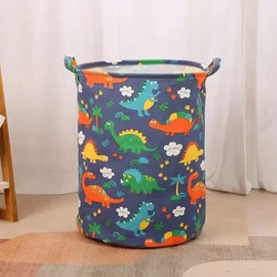 Ins Nordic Bathroom Dirty Laundry Basket Folding Laundry Clothes Hamper Bag Home Storage Bag Organizers Cotton Laundry Baskets