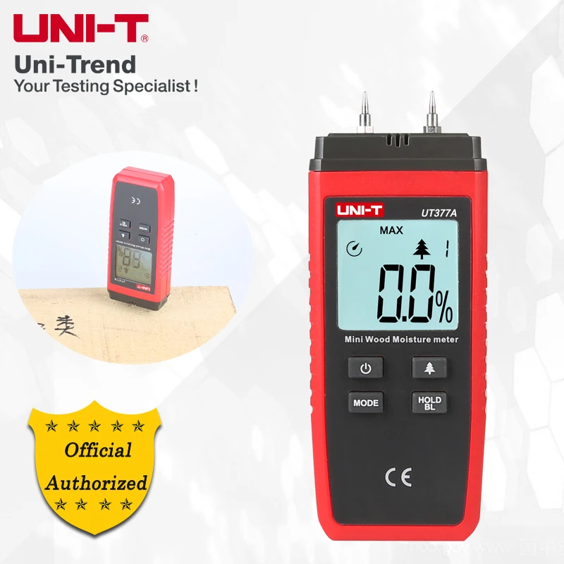 UNI-T UT377A Wood Moisture Meter/ 4 types of wood categories (28 tree species reference)