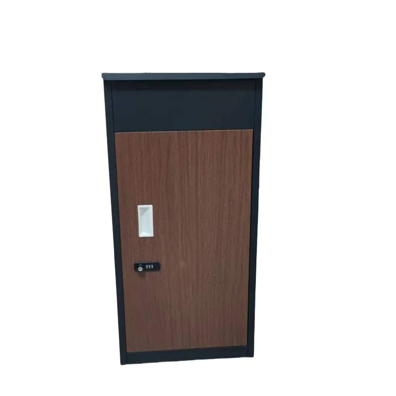 

Mailbox outdoor large space storage cabinet modern simple style all-steel household express