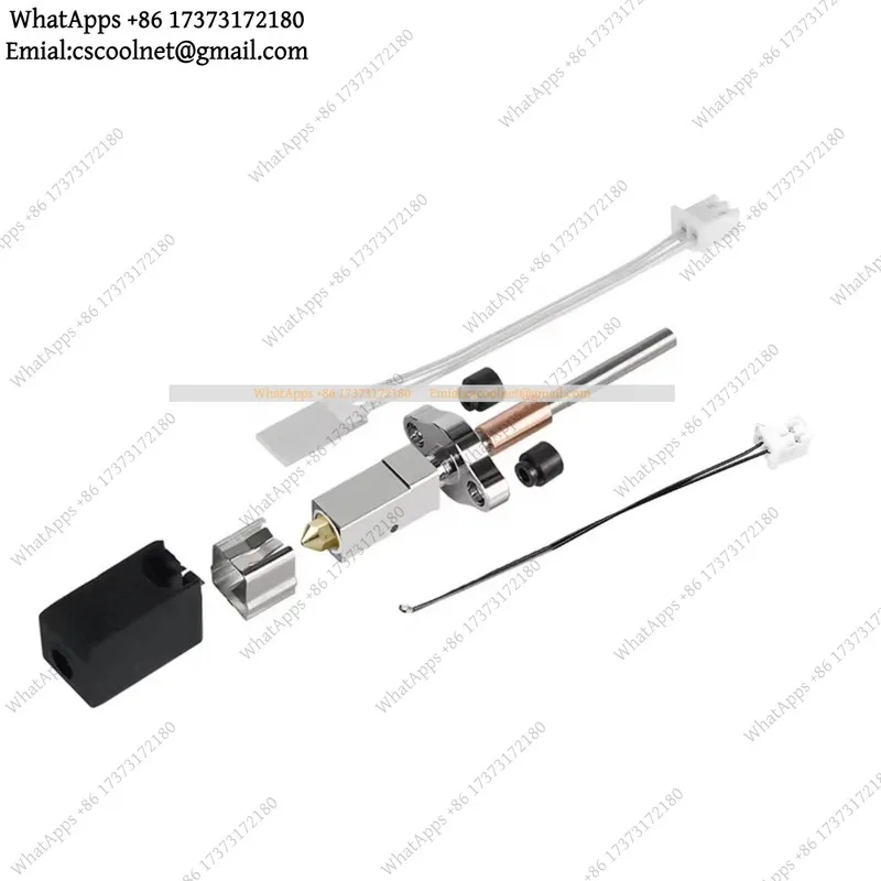 Upgrade Hotend Kit Replaceable Nozzle Brass 0.4mm for K1 MAX 3D Printer Parts