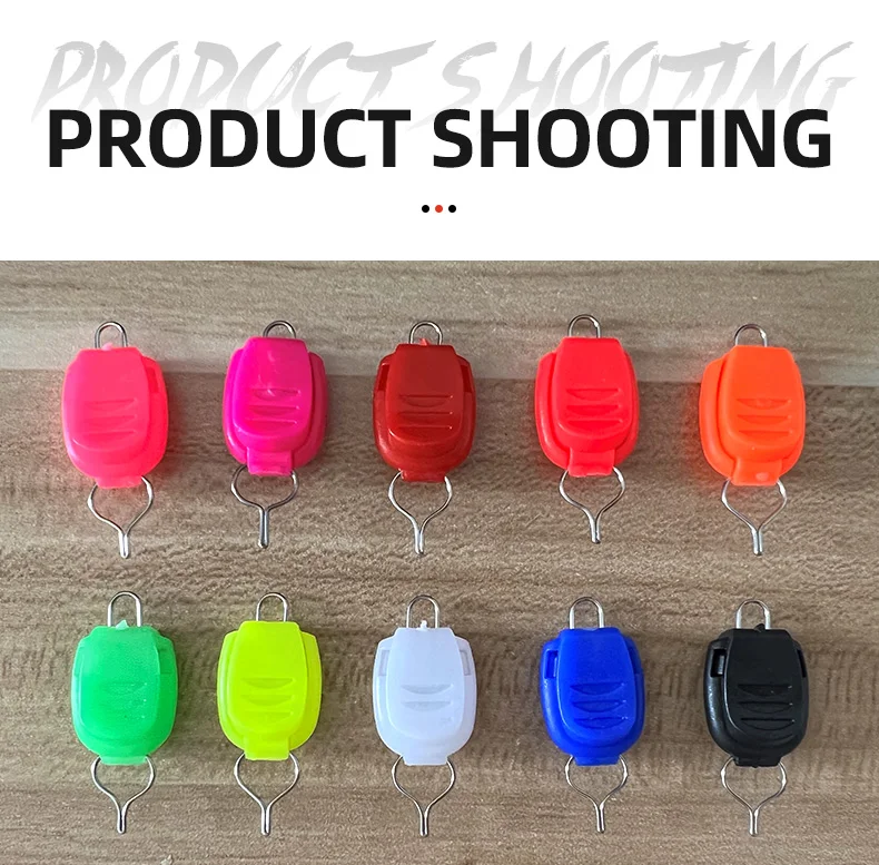 ShareShark 50 Stück/Beutel Angelschnurhalter Schnallenstopper Clip für Baitcasting-Rollen Pescaria Zubehör Pesca – Detail 8