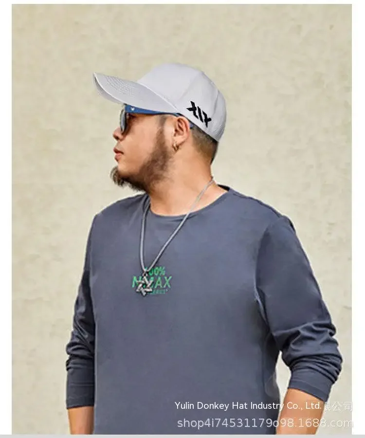 Oohmy Baseballkappe mit großem Kopf, für Männer, Frauen, Jugendliche, Jungen und Mädchen, große Baumwolle, Sporthüte, Übergröße, Snapback-Mütze, 56–58 cm, 60–68 cm – Detail 4