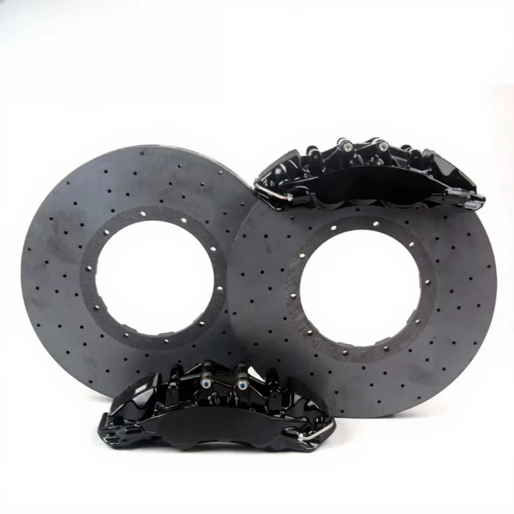 Velocette Large Front Brake Caliper Kit 6 Pistons New High Performance 9560 Carbon Ceramic Disc for