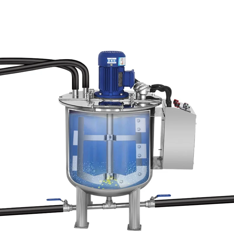 LMM Small Stainless Steel Reaction Tank Mixing Tank Electric Homogeneous Emulsification Mixing Tank