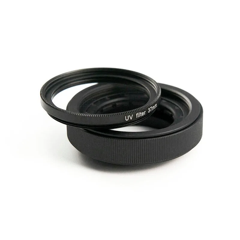 

Adjustable Aperture 1.5-26mm Iris Diaphragm M30 to M37 Camera Lens Module with UV filter 37mm DIY Retrofit Adapter Ring