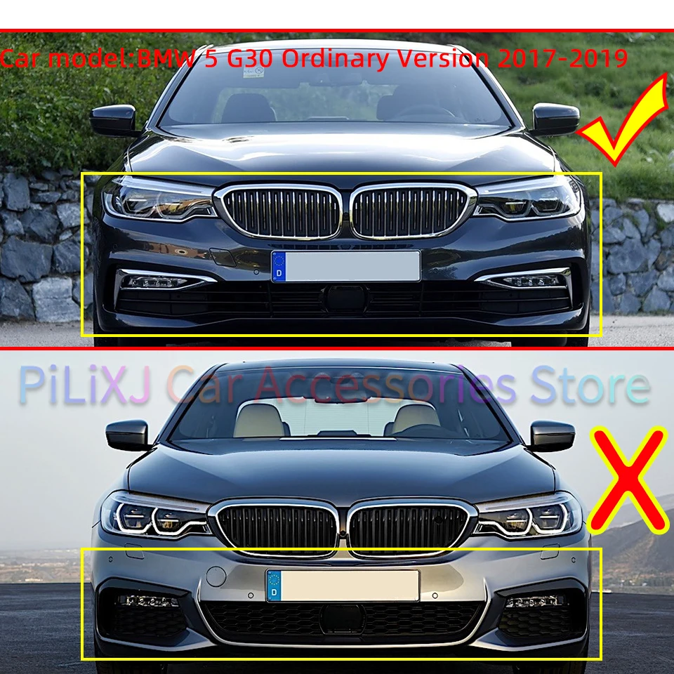 Auto Voorbumper Trekhaak Eye Cover Cap Voor Bmw 5 Serie 2017 2018 2019 G30 G31 518 520 525 530 535 540 # 51117427448   Deksel vervoeren