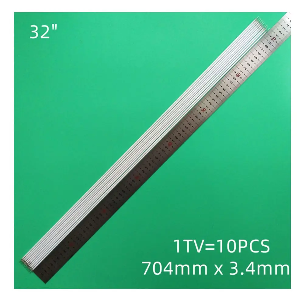 100% New 10pcs. 704mm*3.4mm total CCFL tube light for 32