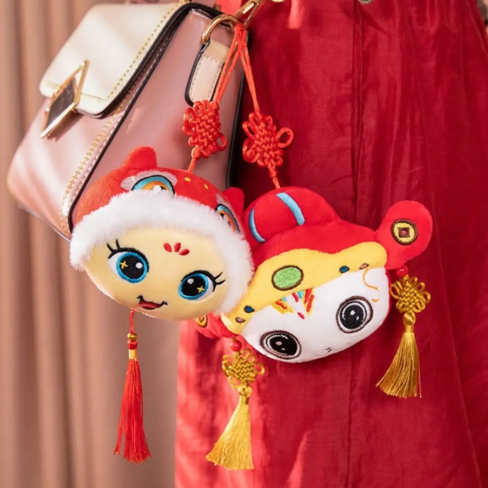 Lucky Money Zodiac Snake Plush Crossbody bag Chinese Style Red Packet Snake Year Money Bag Red Envelope Lucky Snake Pendant