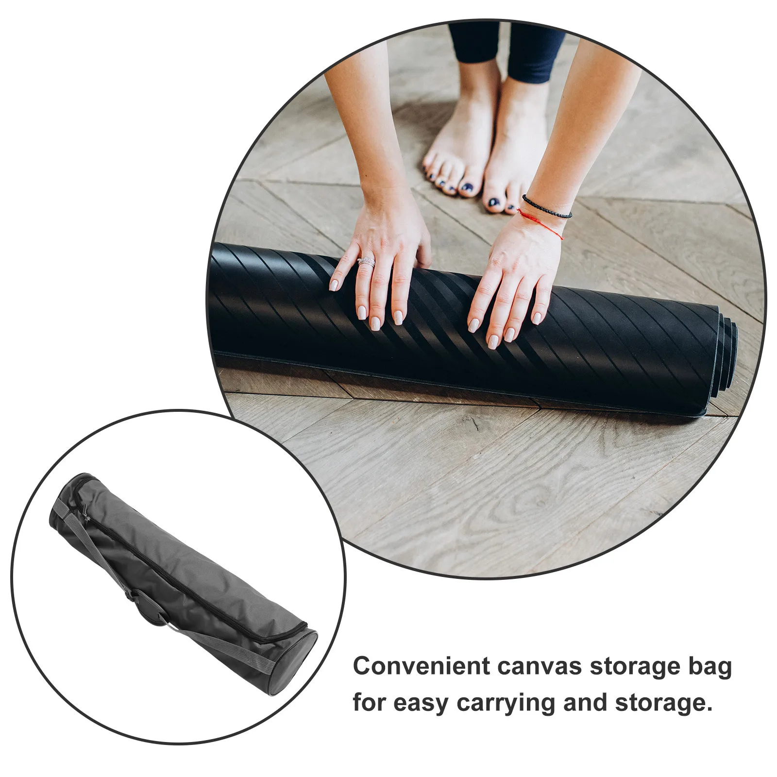 1 قطعة حقيبة ل كبيرة المحمولة أكسفورد النسيج مقاوم للماء حصيرة رياضية الناقل اليوغا حصيرة كيس التخزين رياضة اليوغا حقيبة اللياقة البدنية العرض #2