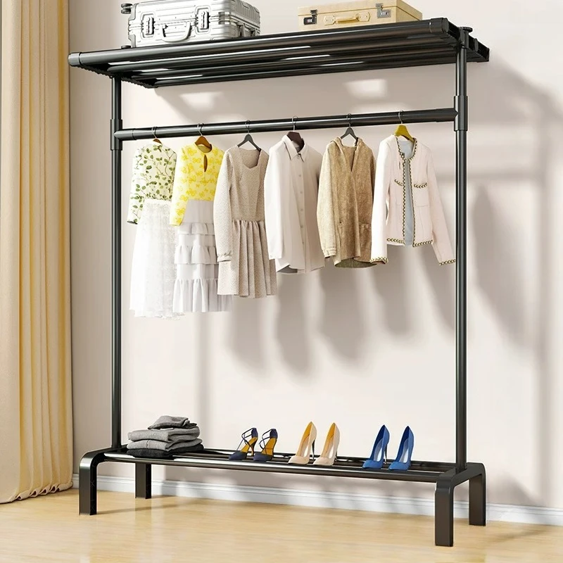Modern Organizer Clothes Rack Coat Shoe Bedroom Jacket Clothes Rack Drying Hanging Perchero Para Bolsos Nordic Furniture