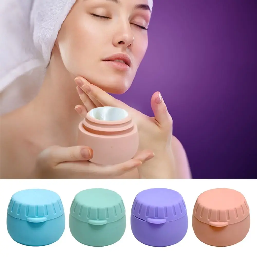 

20ML Refillable Bottles Portable Silicone Empty Box Lotion Cream Box Leak Proof Macaron Storage Box Travel