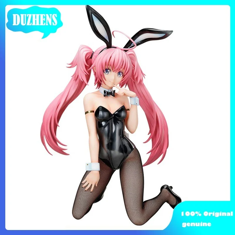 

In stock FREEing Original:Milim Nava Bunny Girl 1/4 Sexy girls Anime PVC Action Figures toys Anime figure adult Model doll Gifts