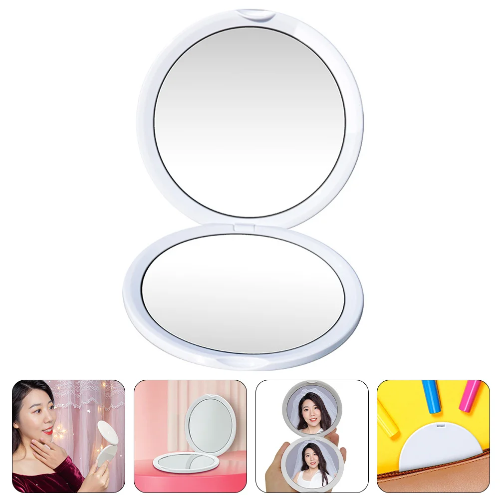 

10 X Compact Mirror Vintage Makeup Wear-resistant Magnifying Travel Vanity Round