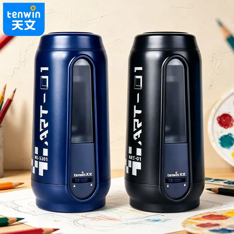 tenwin-home-classroom-portable-electric-pen-sharpener-multi-step-adjustment-pen-tip-pupils-practice-calligraphy