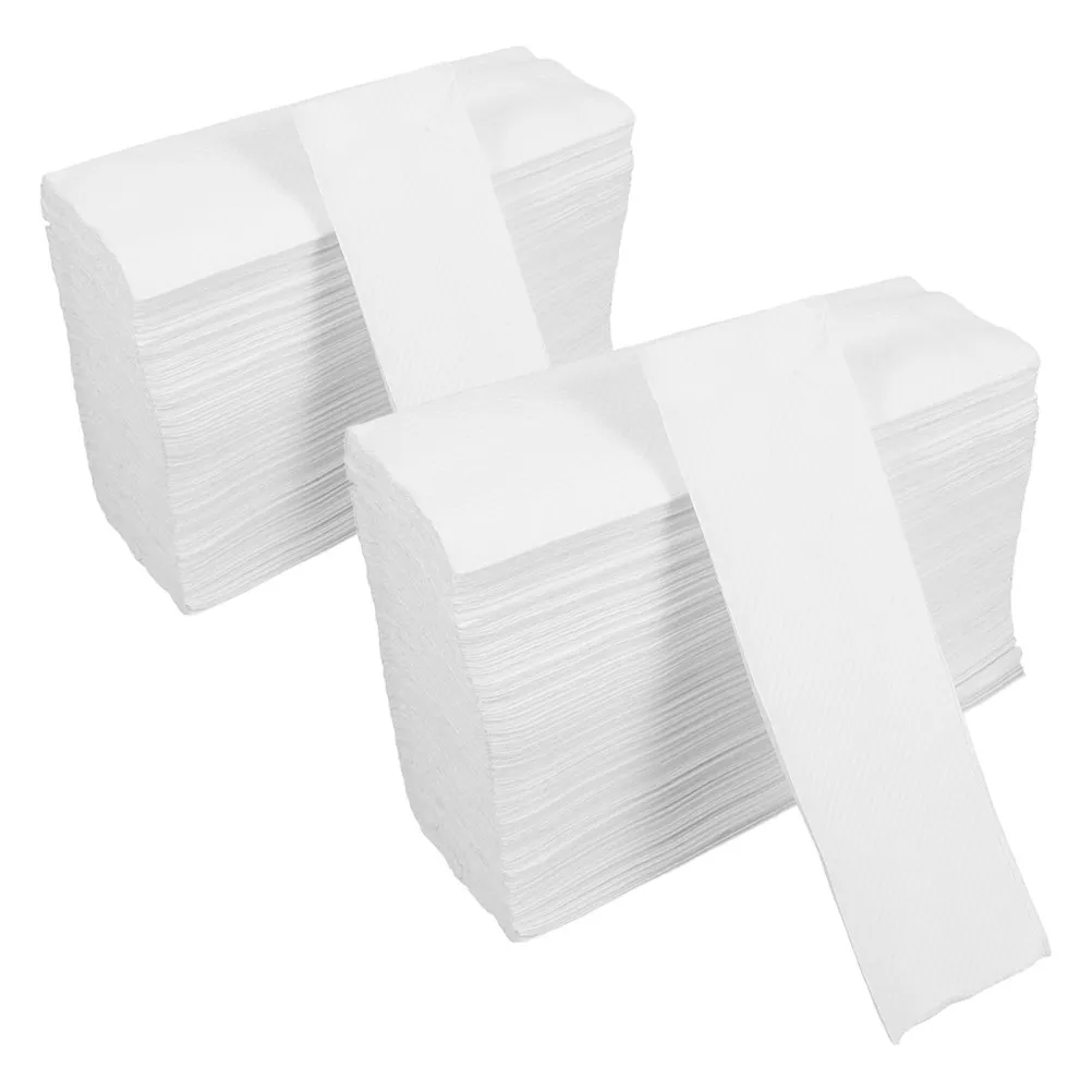 2Pack Sterilized Disposable Paper Hand Towels Thick Soft Non-Shedding Absorbent for Kitchen Restaurant Bathroom Guest