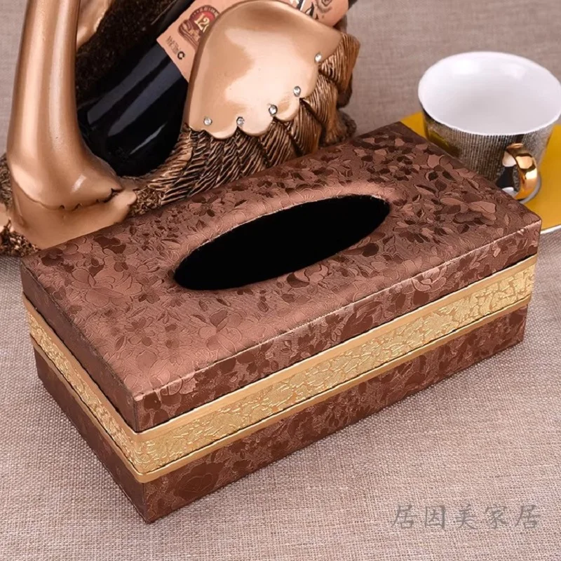 Cover Car Napkin Storage Modern Toilet Paper BoxHigh Quality Leather Tissue Box Napkin Holder Paper Case Bathroom Tissue Box