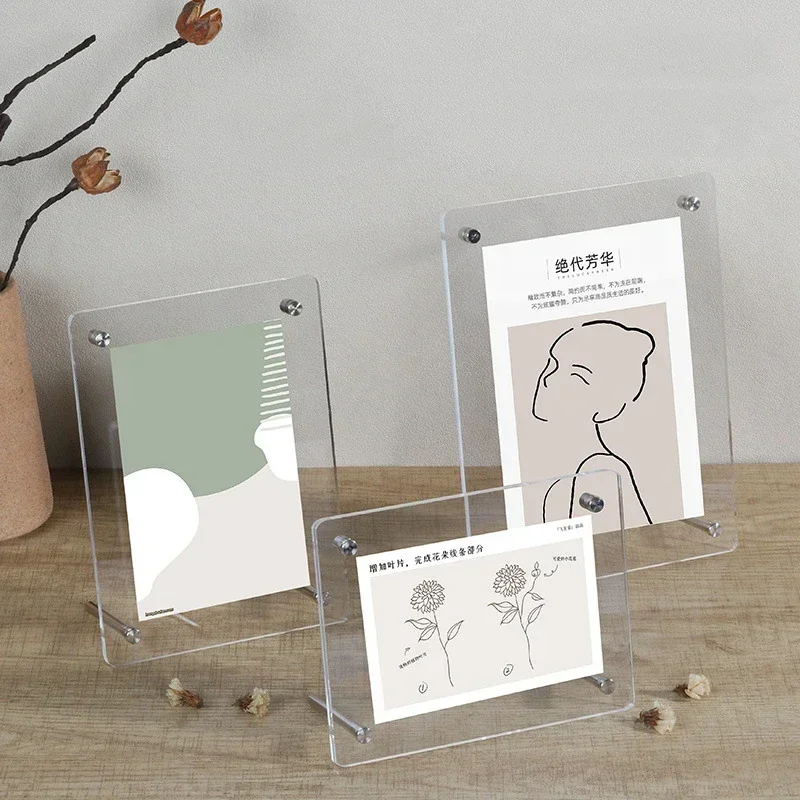 INS Transparent Acrylic Picture Frame