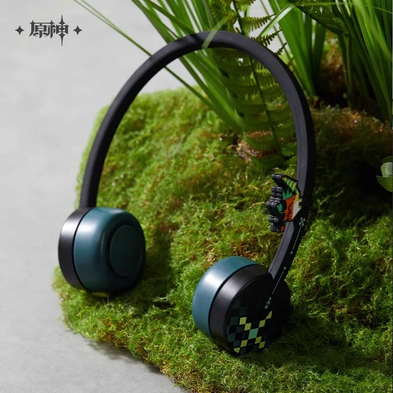 miHoYo Gioco Ufficiale Kinich Fan Genshin Impact Kinich Tema Sinistra Appeso al Collo Piccolo Ventaglio Anime Prop Cosplay Regali di Halloween