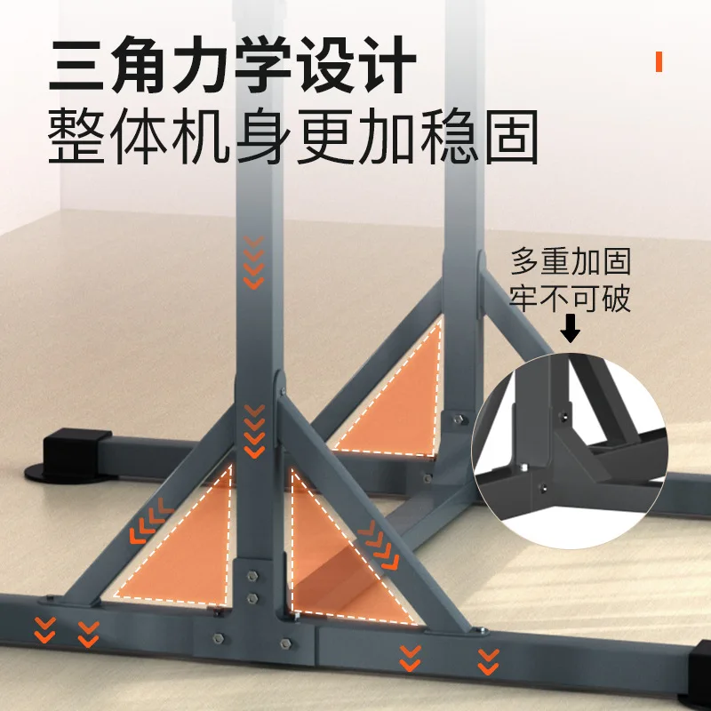 Steel Freestanding Power Tower Pull-Up Station Indoor Outdoor Fitness Workout Chin-Up Bar Stationary Power Tower view 4