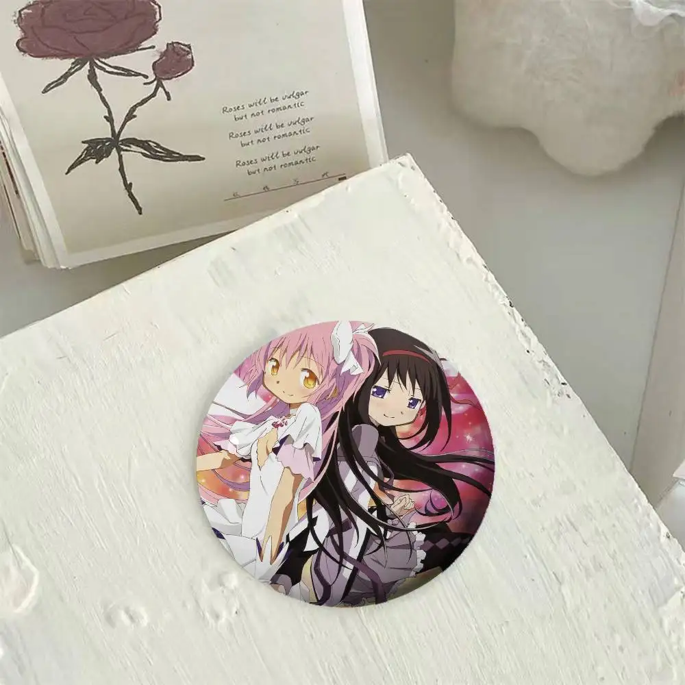 Puella Magi Madoka Magica Minimalist Exquisite Tinplate Brooches: Sleek Badge Lapel Pins for Bag Practical Souvenir Gifts - view 6