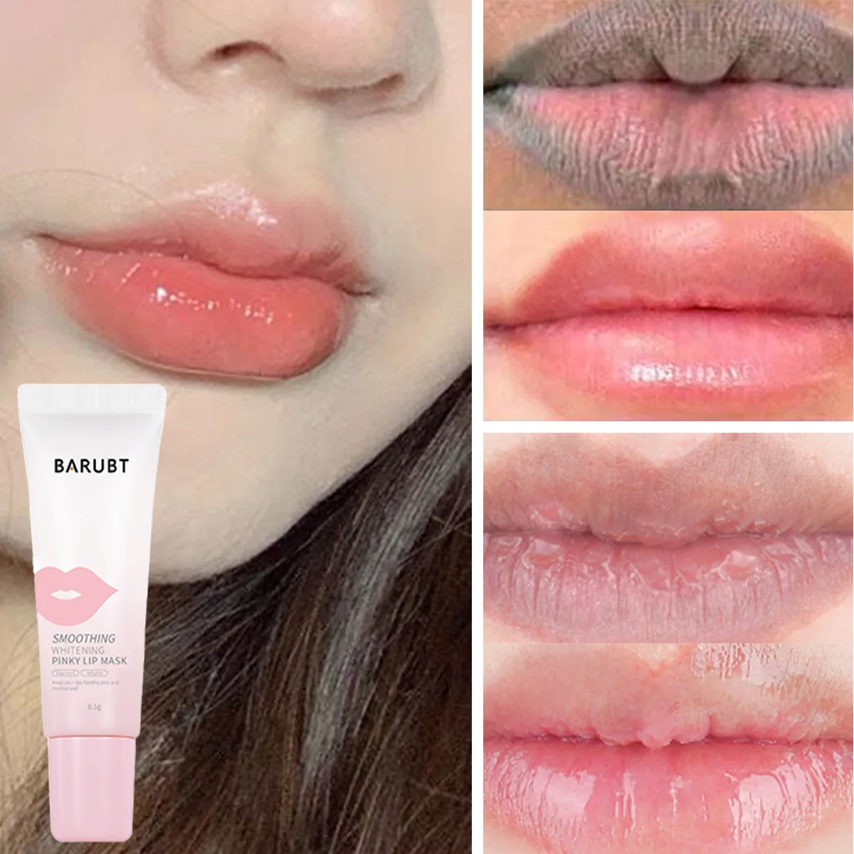 

Lip balm moisturizing and hydrating brightening color fading melanin precipitation care anti-dry and cracked lip mask Skincare