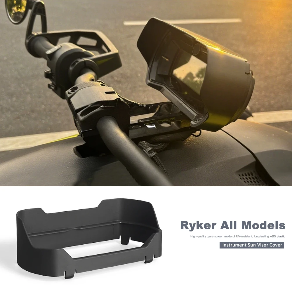 

Instrument Dashboard Sun Visor Guard Anti-Glare Cover Protection Motorcycle For Can Am Ryker 600 900 Ace Rally Sport 2019-2025