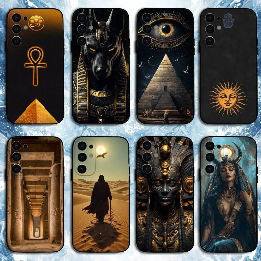

Scret Egypt Art Phone Case For Samsung S25,S24,S23,S22,S21,S20,Plus,Fe,Lite,Others Black Cover