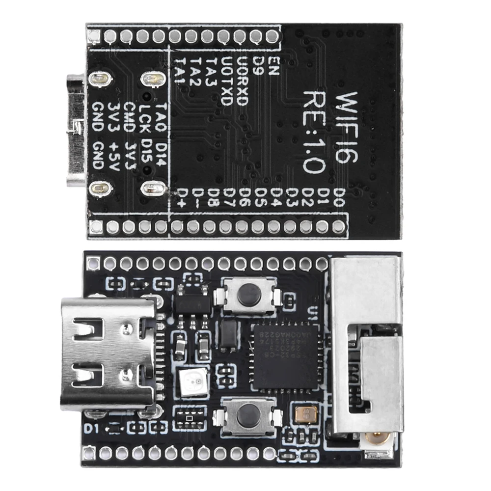 ESP32-C6 płyta rozwojowa pojedynczy rdzeń procesor o niskim poborze mocy RISC-V 32-bitowego ESP32-C6 interfejsu modułu Wifi N4 BT typu C